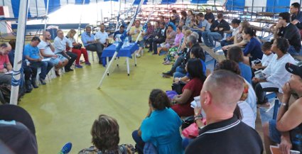 Aspectos da visita do ex-presidente ao hospital, em 27/2