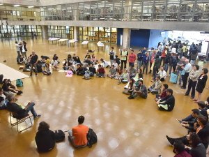Atividade na FAU serviu de 'aquecimento' para o '15M'