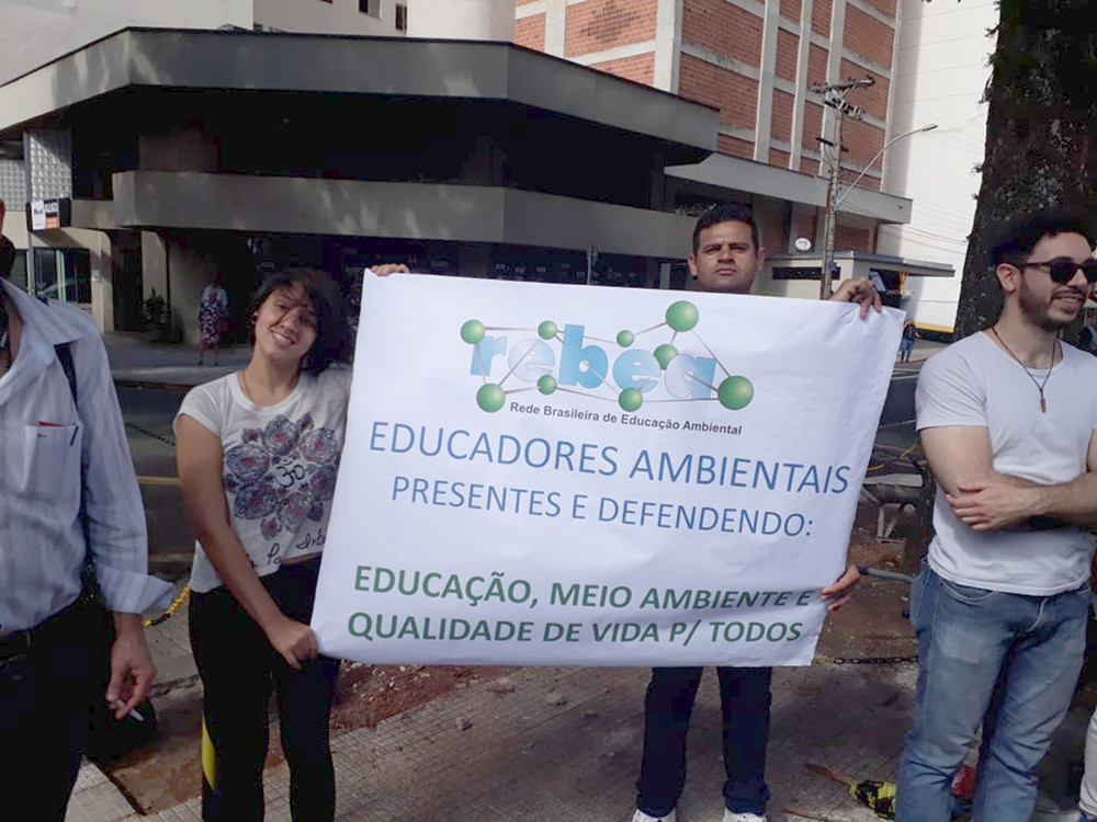 Em Piracicaba, manifestação incluiu a defesa do meio ambiente